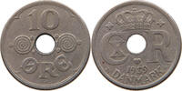 DENMARK 10 ÖRE Christian X. (1912-1947) -