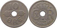 DENMARK 10 ÖRE Christian X. (1912-1947) -