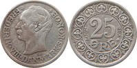 DENMARK 25 ÖRE Frederik VIII. (1906-1912) -