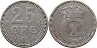 DENMARK 25 ÖRE Christian X. (1912-1947) -