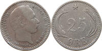DENMARK 25 ÖRE Christian IX. (1863-1906) -