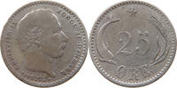 DENMARK 25 ÖRE Christian IX. (1863-1906) -