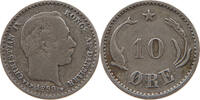 DENMARK 10 ÖRE Christian IX. (1863-1906) -