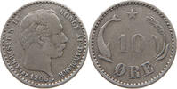 DENMARK 10 ÖRE Christian IX. (1863-1906) -