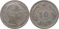 DENMARK 10 ÖRE Christian IX. (1863-1906) -