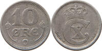 DENMARK 10 ÖRE Christian X. (1912-1947) -