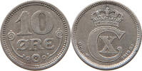 DENMARK 10 ÖRE Christian X. (1912-1947) -