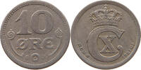 DENMARK 10 ÖRE Christian X. (1912-1947) -