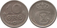 DENMARK 10 ÖRE Christian X. (1912-1947) -