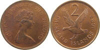FALKLAND ISLANDS 2 PENCE Elizabeth II. (1952-2022) -