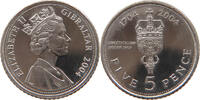GIBRALTAR 5 PENCE 2004 Elizabeth II. (1952-2022) VZ