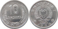 ALBANIA 10 QINDARKA 1988 VZ 8,00 EUR  zzgl. 5,99 EUR Versand