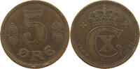 DENMARK 5 ÖRE Christian X. (1912-1947) -