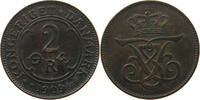 DENMARK 2 ÖRE Frederik VIII. (1906-1912) -