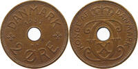 DENMARK 2 ÖRE Christian X. (1912-1947) -