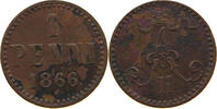 FINLAND PENNI Alexander II. 1855-1881 -
