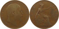GREAT BRITAIN PENNY Edward VII., 1901 - 1910 -