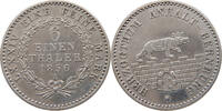 ANHALT BERBURG 1/6 TALER Alexander Carl 1834-1863 -