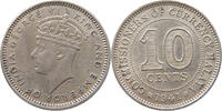 MALAYA 10 CENTS George VI. (1936-1952) -