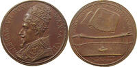 VATICAN MEDAL ALEXANDER VII. 1655-1667 Mola. Auf den Bau der Kolonnade der Peterskirche -