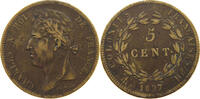 FRENCH COLONIES 5 CENTIMES Charles X. (1824-1830) -