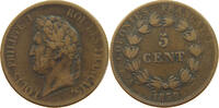 FRENCH COLONIES 5 CENTIMES LOUIS PHILIPPE I. (1830-1848) -