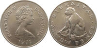 GIBRALTAR 25 PENCE 1971 Elizabeth II. (1952-2022) VZ-