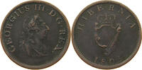 IRELAND 1/2 PENNY GEORGE III. 1760-1820 -