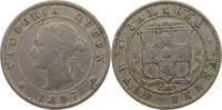 JAMAICA 1/2 PENNY Victoria 1837-1901 -
