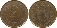 2 SANTIMI 1939 LATVIA  VZ