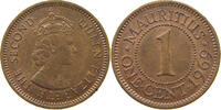 MAURITIUS CENT Elizabeth II. (1952-2022) -