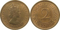 MAURITIUS 2 CENTS Elizabeth II. (1952-2022) -