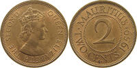 MAURITIUS 2 CENTS Elizabeth II. (1952-2022) -
