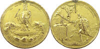 HAUS HABSBURG MEDAILLE Joseph I. (1705-1711) v. Martin Brunner. Auf die römische Krönung in Augsburg. -