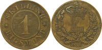 DENMARK SKILLING Frederik VII. 1848-1863 -