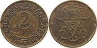 DENMARK 2 ÖRE Frederik VIII. (1906-1912) -