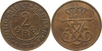 DENMARK 2 ÖRE Frederik VIII. (1906-1912) -