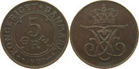 DENMARK 5 ÖRE Frederik VIII. (1906-1912) -