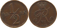 DENMARK 1/2 RIGSBANKSKILLING Frederik VI. 1808-1839. -