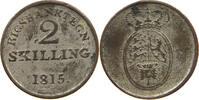 DENMARK 2 SKILLING Frederik VI. 1808-1839. SILVERED -