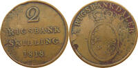 DENMARK 2 RIGSBANKSKILLING Frederik VI. 1808-1839. -