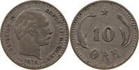 DENMARK 10 ÖRE Christian IX. (1863-1906) -