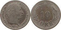DENMARK 10 ÖRE Christian IX. (1863-1906) -