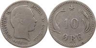 DENMARK 10 ÖRE Christian IX. (1863-1906) -