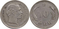 DENMARK 10 ÖRE Christian IX. (1863-1906) -
