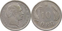 DENMARK 10 ÖRE Christian IX. (1863-1906) -