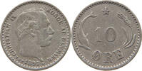 DENMARK 10 ÖRE Christian IX. (1863-1906) -