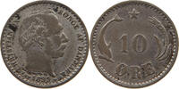 DENMARK 10 ÖRE Christian IX. (1863-1906) -