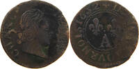 FRANCE CHARLEVILLE DENIER Charles II de Gonzague, 1637 - 1665 -