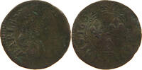 FRANCE CHARLEVILLE DENIER TOURNOIS Charles II de Gonzague, 1637 - 1665 -